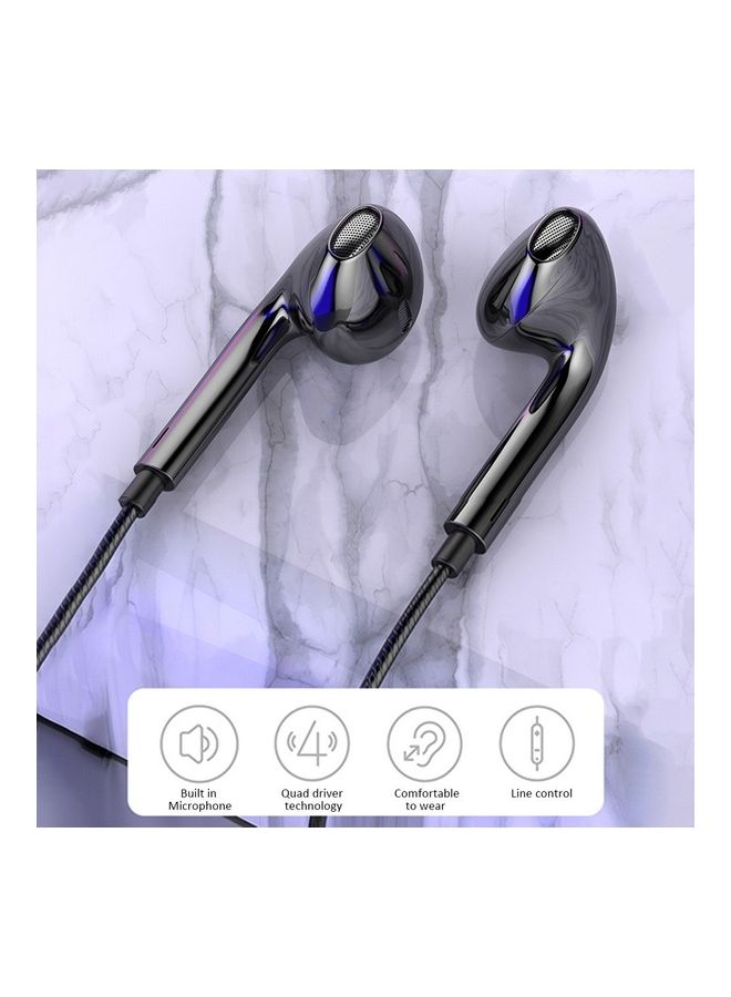 Bass Wired Key Control Earphones With Mic - Image 4