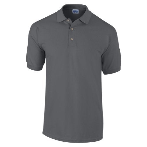 Gildan Ultra Cotton„¢ combed ringspun adult pique polo Dark Heather L - Image 1