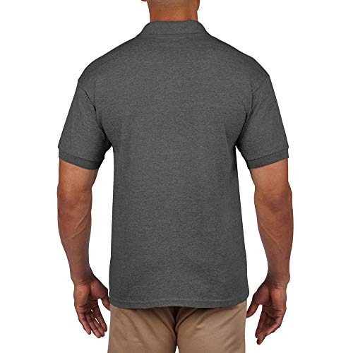 Gildan Ultra Cotton„¢ combed ringspun adult pique polo Dark Heather L - Image 3
