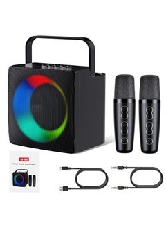SDRD SD-508 Home KTV Outdoor Portable Bluetooth Speaker with Dual Wireless Microphones  - Image 3