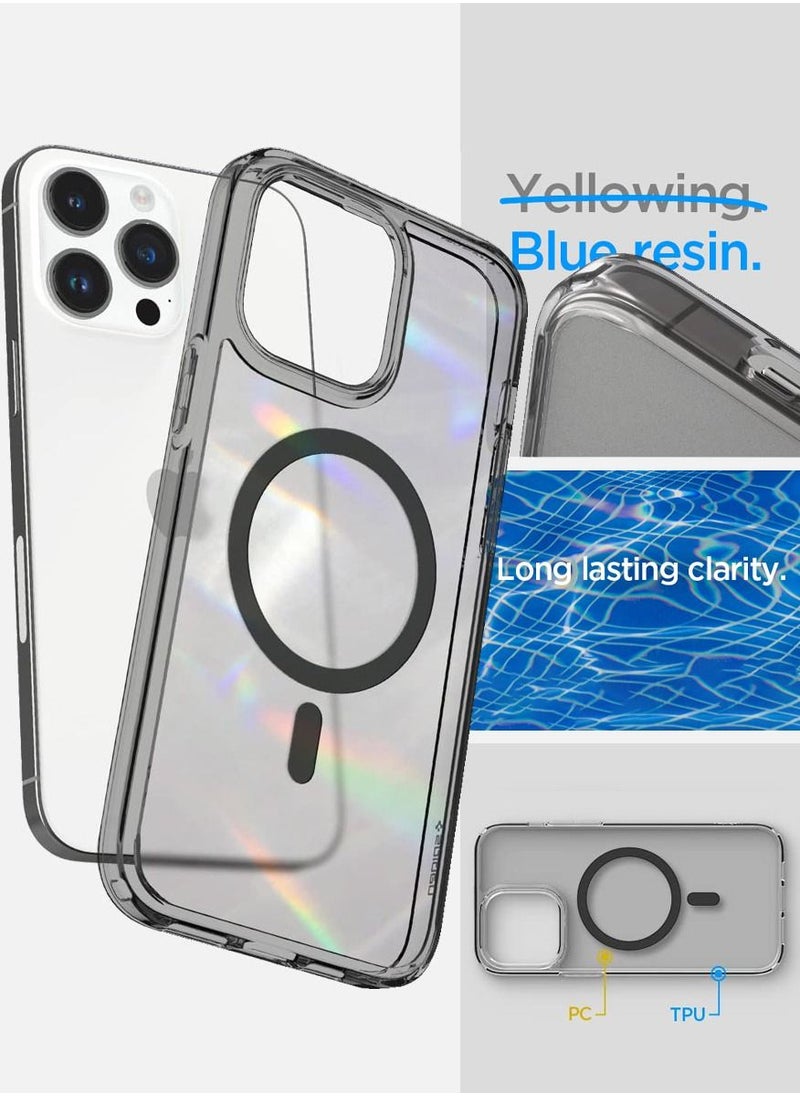 Spigen غطاء حماية Ultra Hybrid Mag لهاتف iPhone 14 Pro Max مع Magsafe - أسود ثلجي  - Image 3