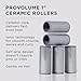 Fromm ProVolume 1" Self-Grip Ceramic Ionic Thermal Hair Rollers, 5 Count, Small Salon Quality Hair Curlers for Shorter Hair, Bangs and Tighter Curls - Image 3