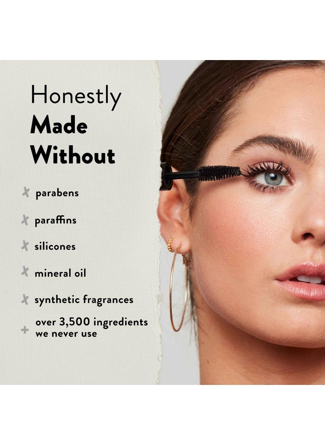 Honest Beauty - 2In1 Extreme Volume Clean Mascara + Bold Lash Primer With Castor Oil ; Maximum Volume + Curl ; Vegan + Cruelty Free ; Black, .27 Fl Oz - Image 1