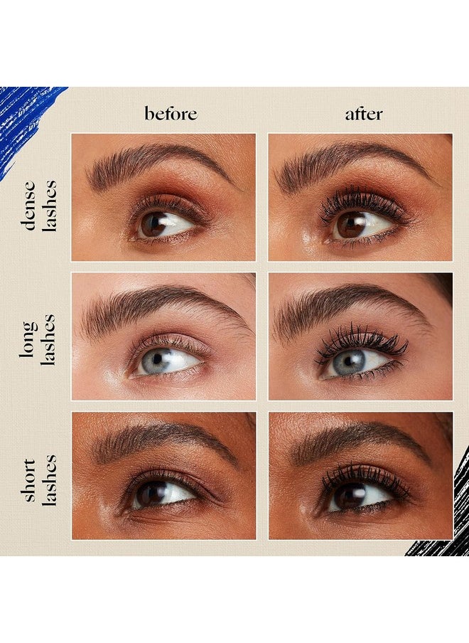 Honest Beauty 2In1 Extreme Volume Clean Mascara + Bold Lash Primer With Castor Oil ; Maximum Volume + Curl ; Vegan + Cruelty Free ; Black, .27 Fl Oz  - Image 5