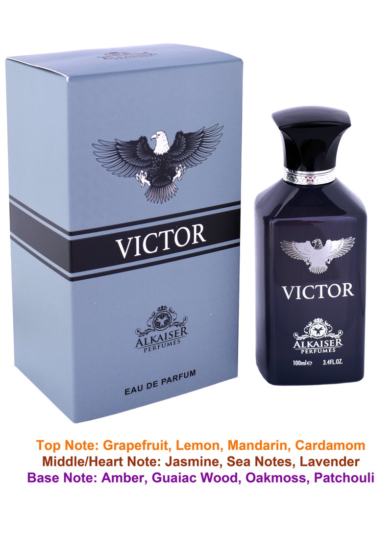 ALKAISER PERFUMES - VICTOR Eau De Parfum 100ml ALKAISER PERFUMES Unleash Timeless Elegance and Distinctive Aroma in Every Spritz - Image 1