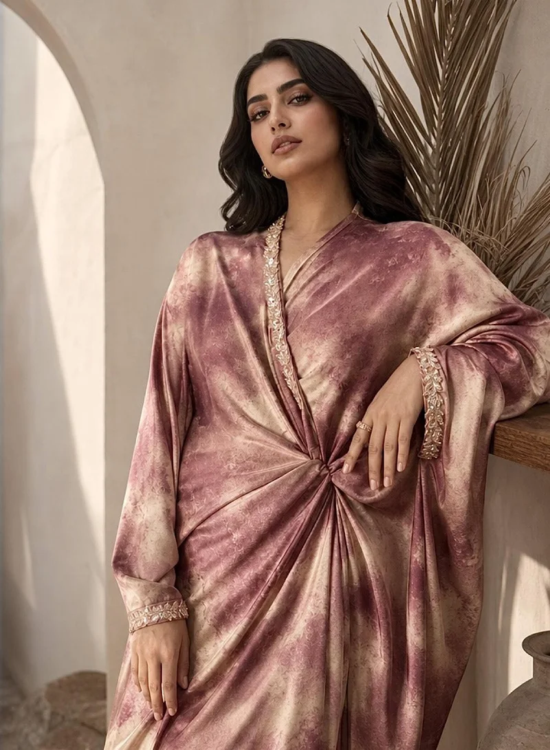 ECSTACY Printed jalabiya