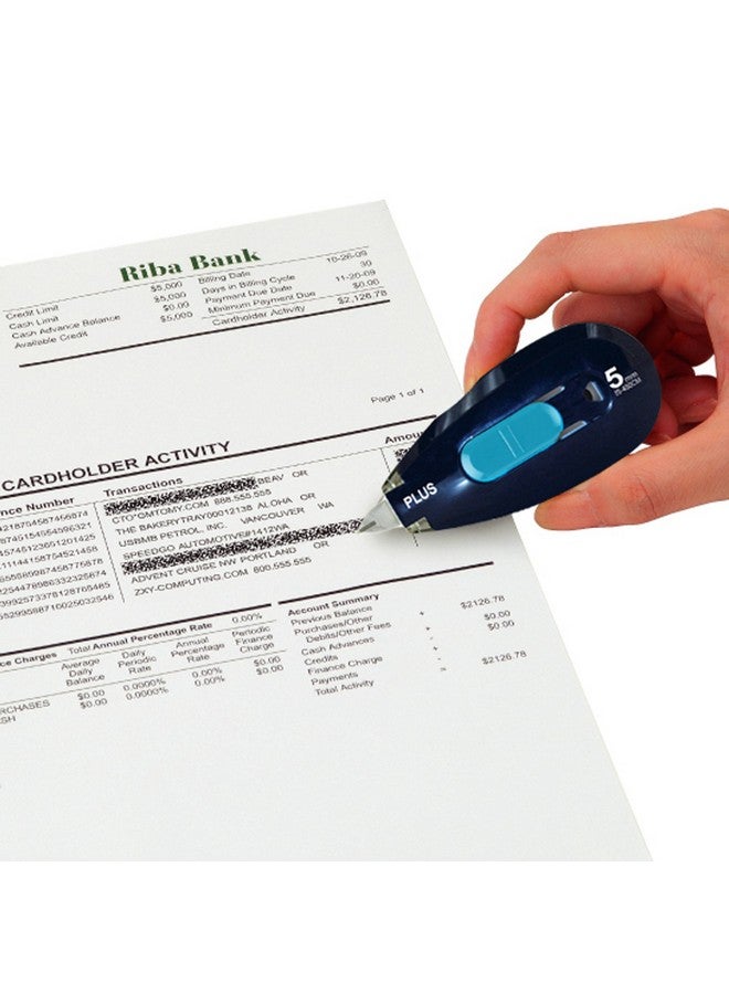 بلاس شريط التمويه لحماية هويتك من السرقة، طوابع أمان مكونة من 6 قطع قابلة لإعادة التعبئة (38877) - Image 2