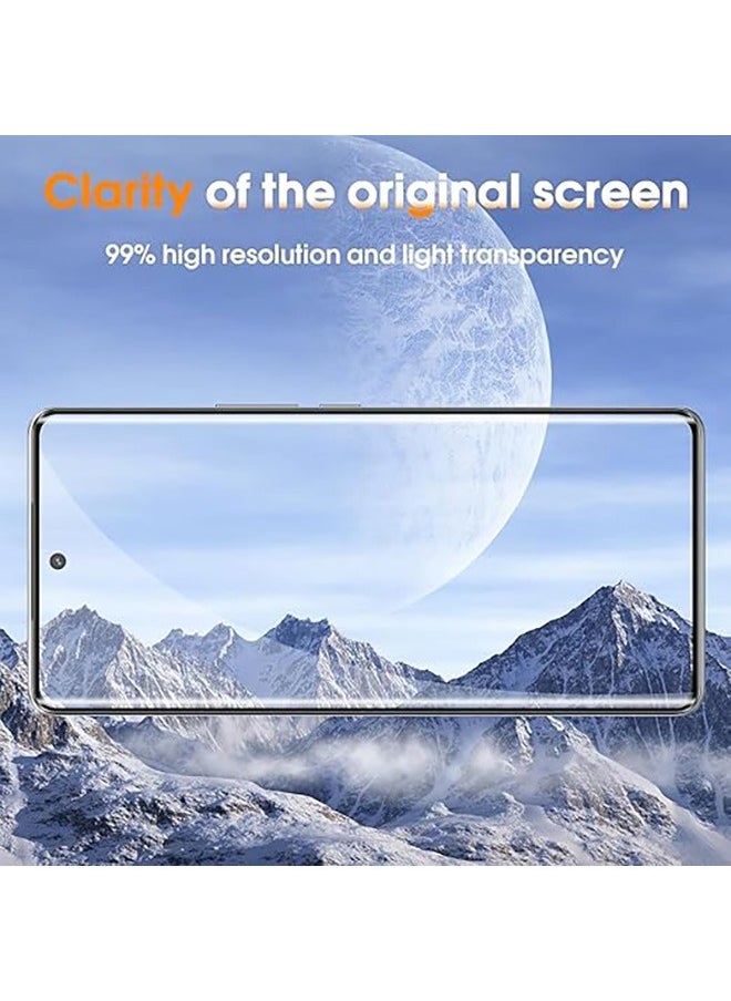 Generic - 2 Pack  VIVO V40 5G Screen Protector, 9H Tempered Glass Screen Protector for  VIVO V40 5G, Premium 3D Curved Edge Guard Film，Case Friendly, Anti-Scratch Film (Edge Adhesive) - Image 1