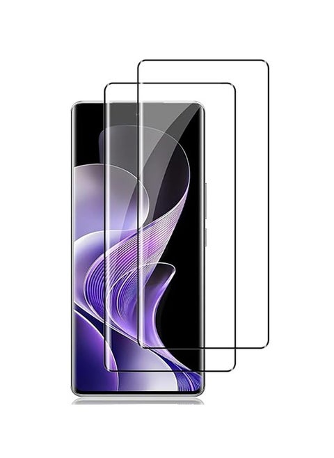 2 Pack  VIVO V40 5G Screen Protector, 9H Tempered Glass Screen Protector for  VIVO V40 5G, Premium 3D Curved Edge Guard Film，Case Friendly, Anti-Scratch Film (Edge Adhesive)