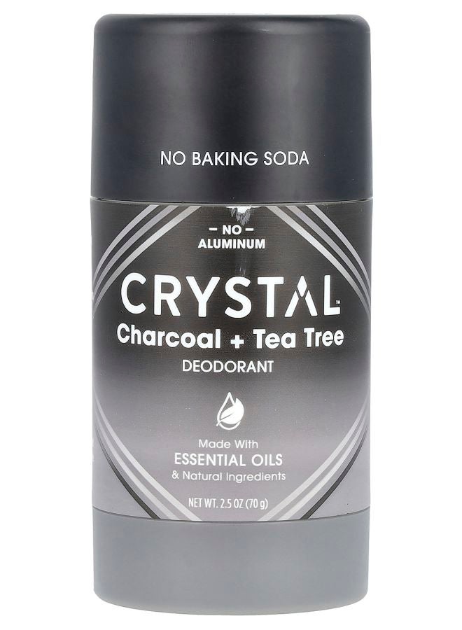 Deodorant Charcoal + Tea Tree 2.5 oz (70 g)