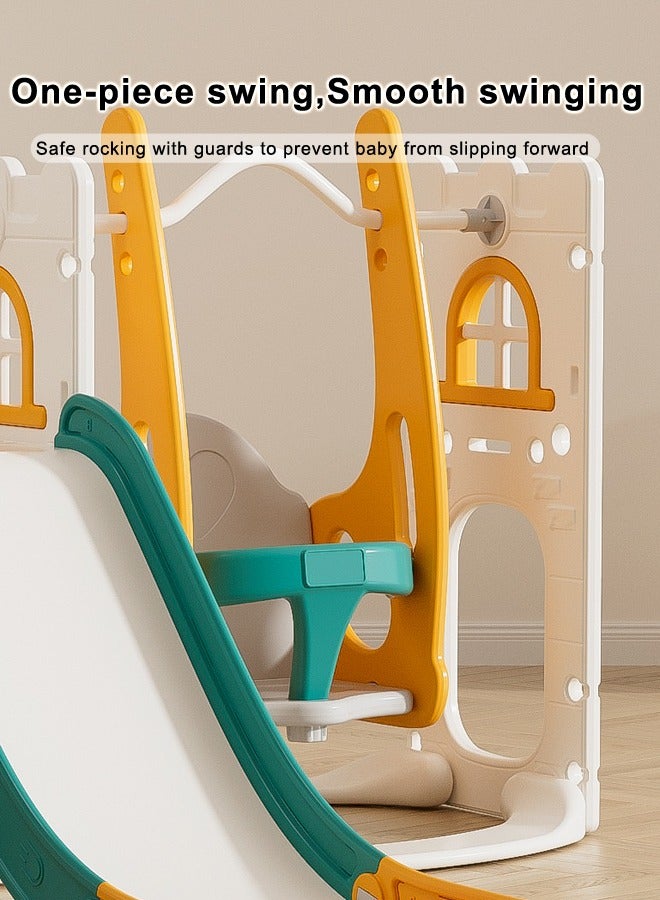 جساي تويز مجموعة منزلية متعددة الوظائف من الأطفال الصغار ألعاب الشرائح المتأرجحة مجموعة اللعب البلاستيكية للأطفال - Image 4