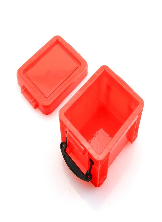 Maxmoral Mini Decoration Plastic Storage Box Accessories for 1/10 RC Rock Crawler Axial SCX10 RC Car Truck Parts Red - Image 1
