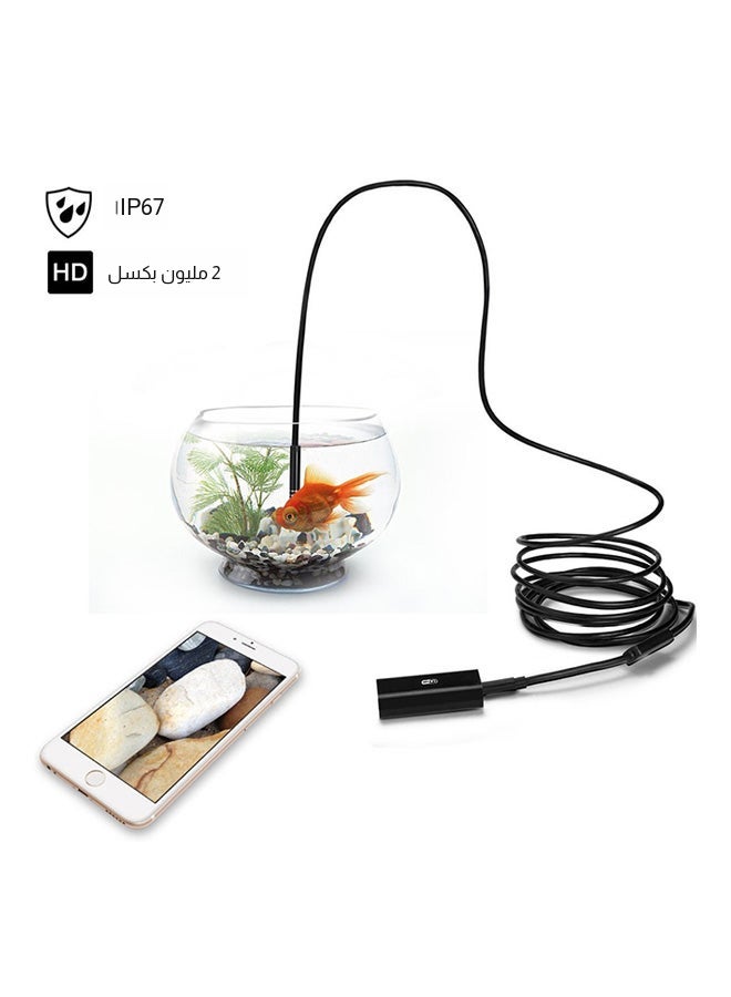 2.0 MP Wireless Endoscope Wi-Fi Borescope Video Inspection Camera for iOS and Android Phones (Black) - Image 5