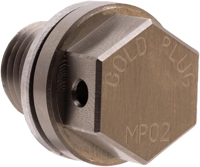 GoldPlug Magnetic Drain Plug MP-02 - Stainless Steel with Gold Magnet - Image 2