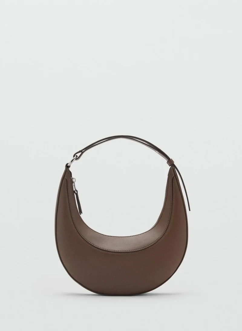 MANGO Oval Shoulder Bag