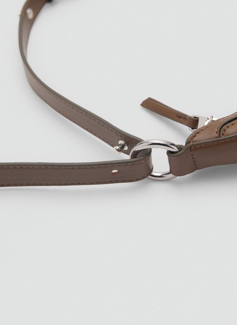 MANGO Oval Shoulder Bag  - Image 5