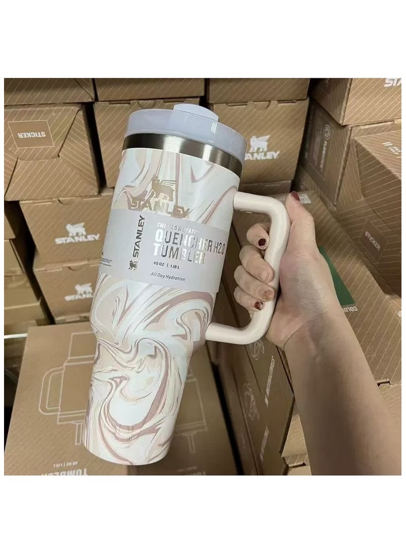 ستانلي 40 كوب سيارة من الفولاذ المقاوم للصدأ عازل للسيارات