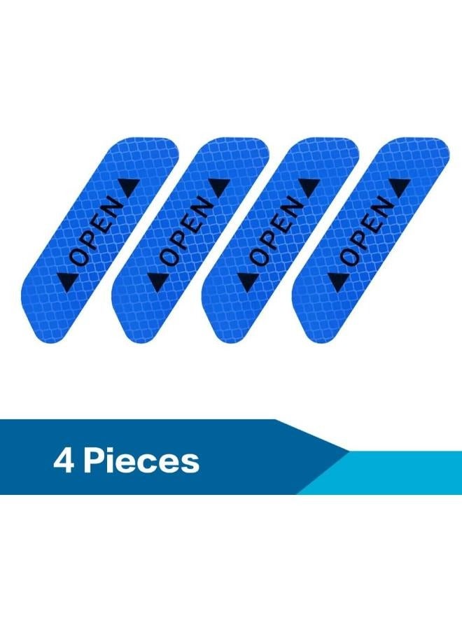 EasyLife 4 Pieces Universal Door Open Reflective Warning Sticker Open Sign Safety Reflective Decal Tape  - Image 1