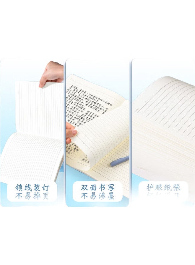 Deli Colorful Sewn Notebook, Fresh And Stylish, Essential For Primary And Secondary School Students, Colorful And Fashionable (12 Biology Pages) Fb560 - Image 1