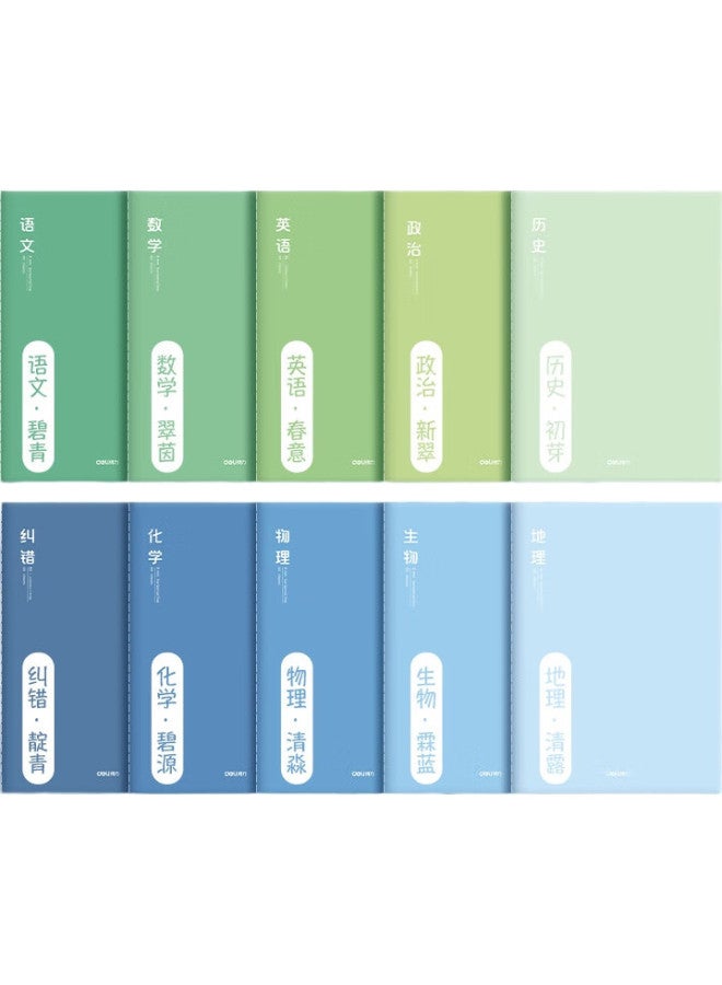 Deli Colorful Sewn Notebook, Fresh And Stylish, Essential For Primary And Secondary School Students, Colorful And Fashionable (12 Biology Pages) Fb560 - Image 2