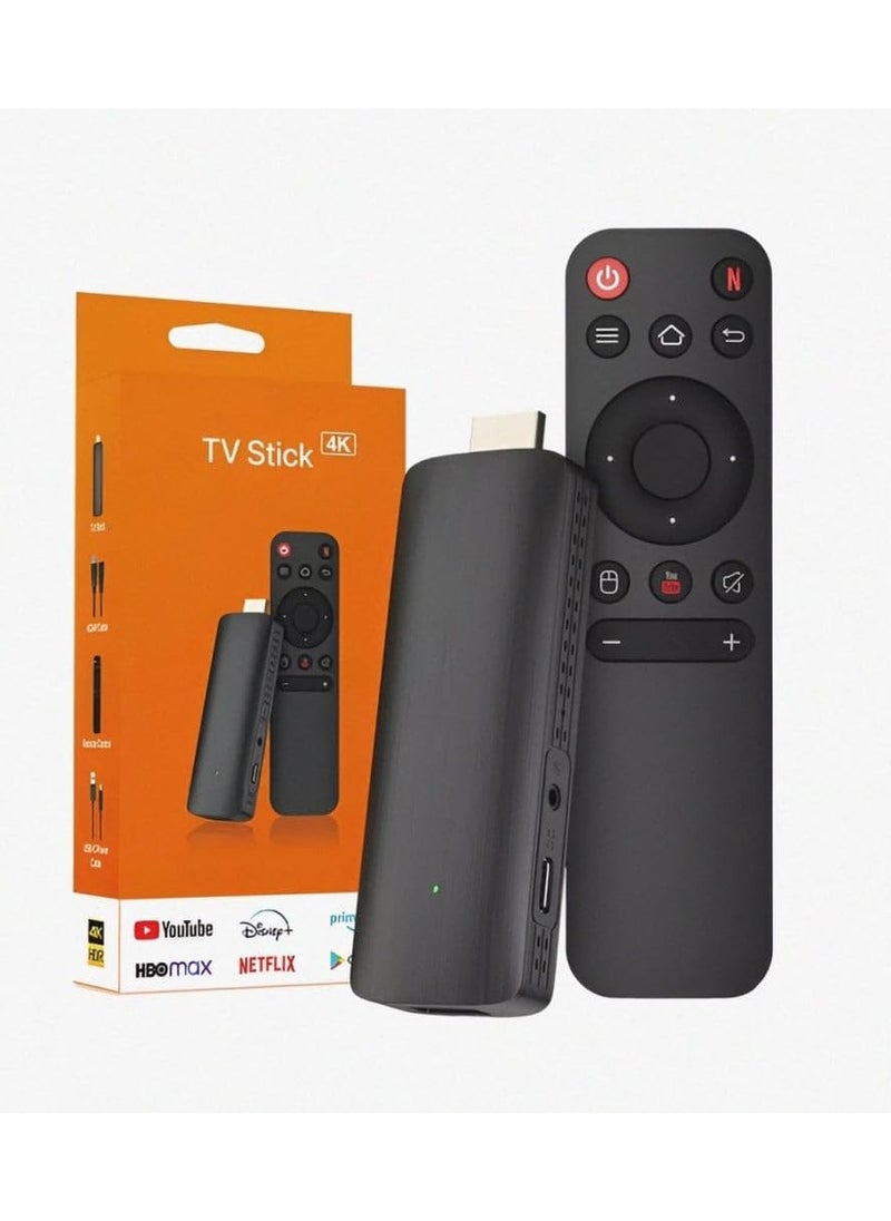 Beauenty - TV Stick TVR3 with Remote Control, 2GB RAM + 16GB ROM, 4K HDR Streaming Media Player, Android 12.1 TV, Google Assistant, Quad Core 64 Bit, Dual-Band WiFi 2.4G/5G, Portable Smart TV Device - Image 1