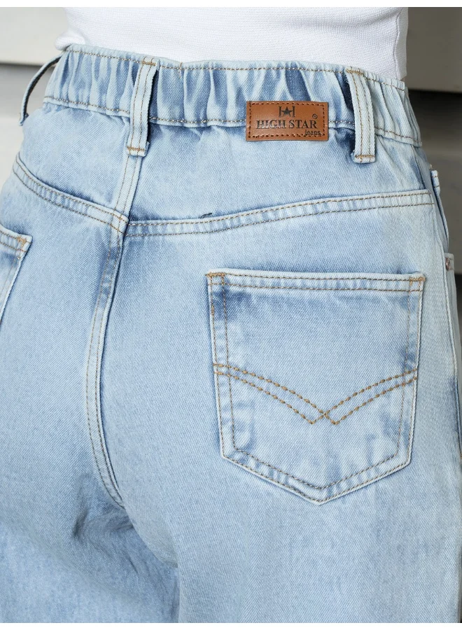HIGH STAR Women’s Slim Mom Indigo Jeans – Trendy and Casual