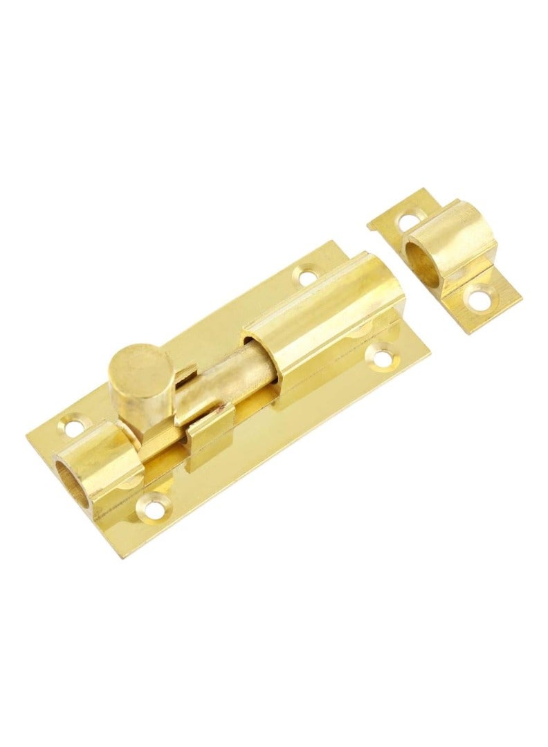 KNP KNP Tower Bolt Gold is a high-quality security bolt designed to provide added protection for doors, gates, and cabinets.  - Image 1