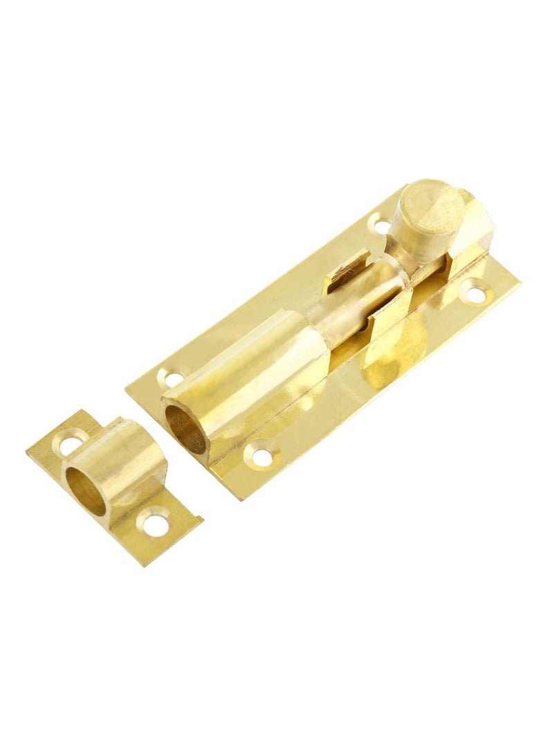 KNP KNP Tower Bolt Gold is a high-quality security bolt designed to provide added protection for doors, gates, and cabinets.  - Image 2