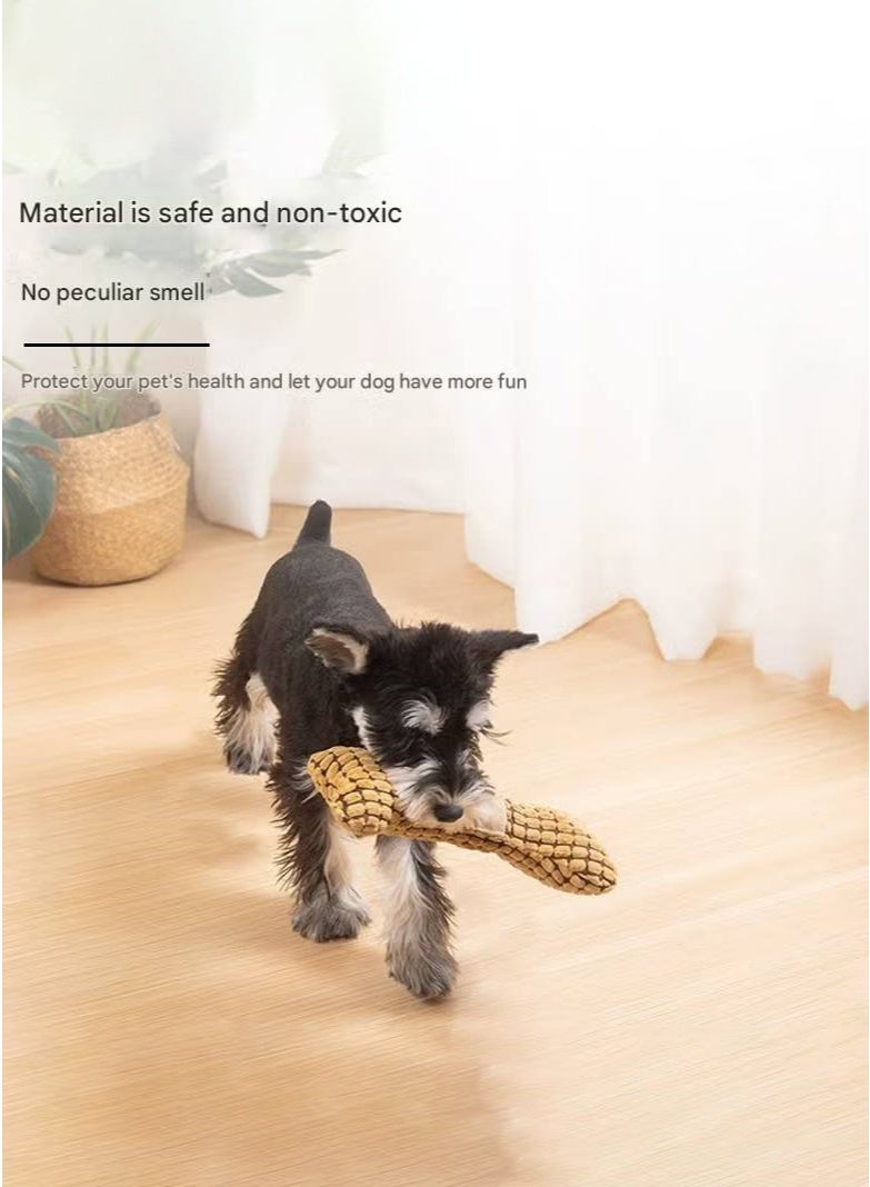 Creative Bite - resistant Sound - making Plush Bone Toy for Dogs and Cats Universal Dental - cleaning Interactive Pet Toy - Image 3