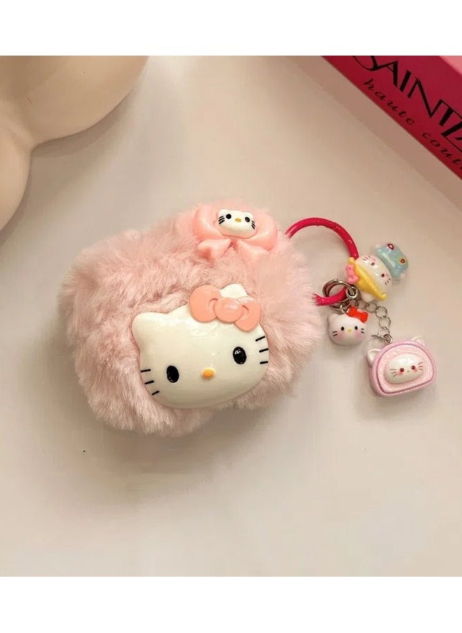 Generic - For Bluetooth Headset Air Pods Pro 2 Generation Protective Case - Hello Kitty Protective Case - Plush Drop Resistant Waterproof Case - Image 1
