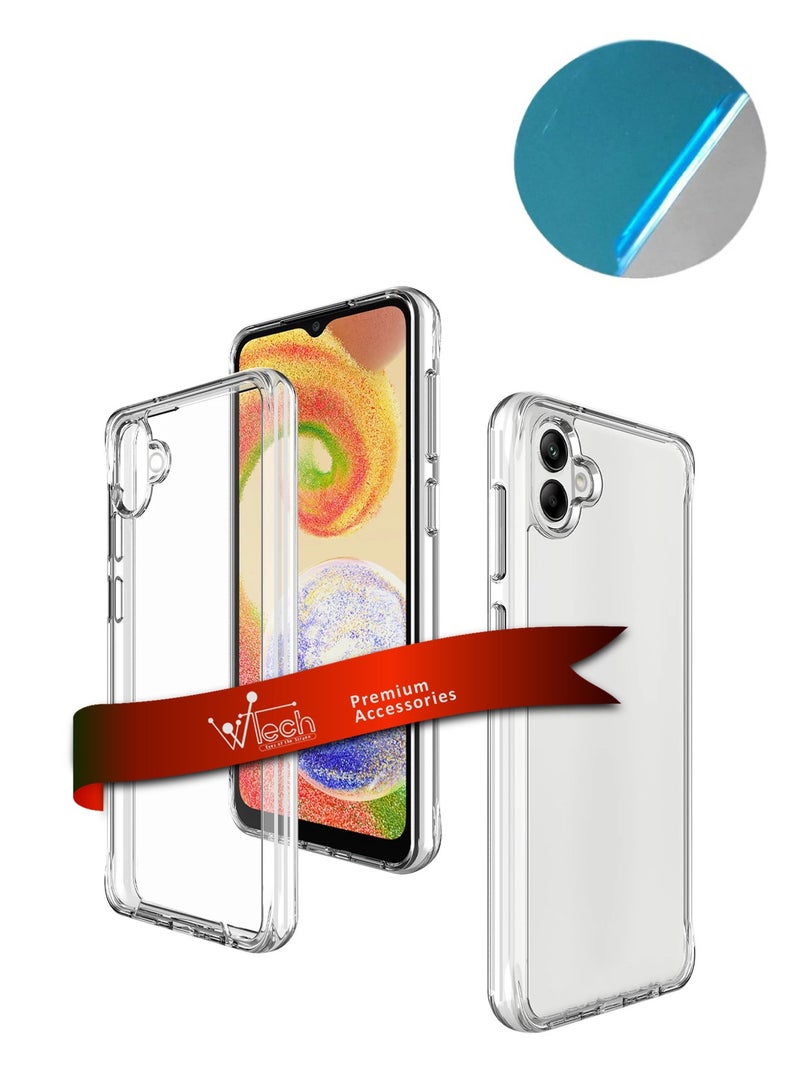 CHAPPELINE Airbag Case Series Premium Transparent Airbag Shockproof Anti-Yellowing Case Cover For Samsung Galaxy A04 4G 2022 Clear - Image 1