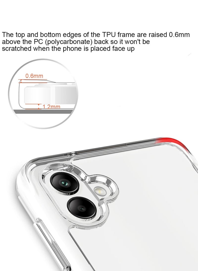 CHAPPELINE Airbag Case Series Premium Transparent Airbag Shockproof Anti-Yellowing Case Cover For Samsung Galaxy A04 4G 2022 Clear - Image 3