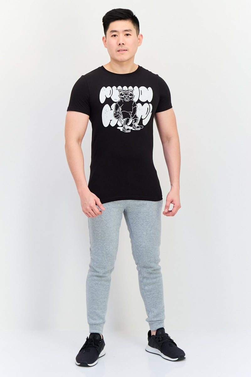 PUMA Men Slim Fit Short Sleeves Outdoor T-Shirt, Black - Image 2