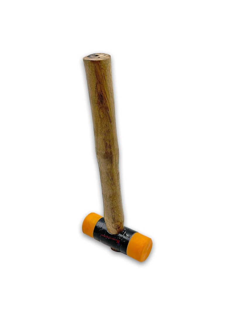 Malfah Enterprises Malfah Nylon Hammer Removable Heads Wood Handle Nonmarring Jewellery Watchmaking Carpentry Leather Crafting Metal Goldsmith NYLON HAMMER 38MM  - Image 3