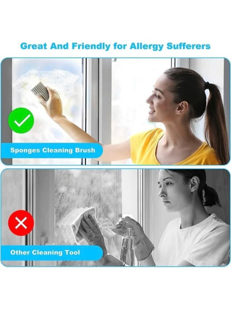 Generic - Scrub Daddy Damp Duster, Magical Sponge for Cleaning Venetian & Wooden Blinds, Vents, Radiators, Skirting Boards, Mirrors and Cobwebs, Traps Dust, Grey - Image 1