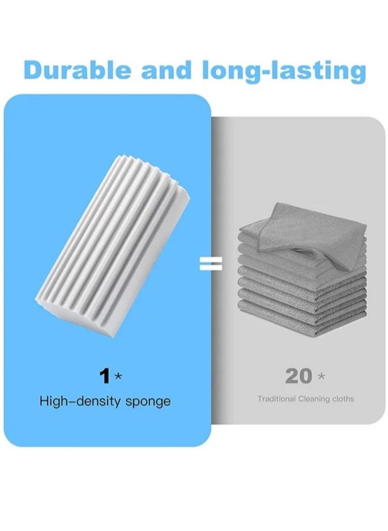 Generic - Scrub Daddy Damp Duster, Magical Sponge for Cleaning Venetian & Wooden Blinds, Vents, Radiators, Skirting Boards, Mirrors and Cobwebs, Traps Dust, Grey - Image 1
