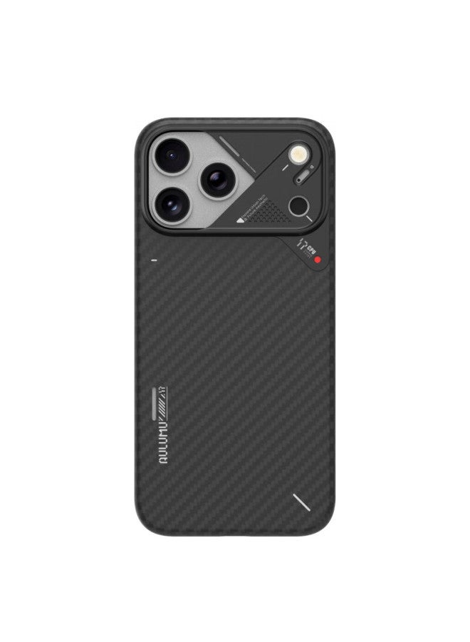 Aulumu , Compatible With Apple Iphone 17 Pro Max, High-energy Ultra-thin Kevlar Aramid Fiber Magnetic Heat Dissipation Phone Case, Magsafe Protective Case - Image 5