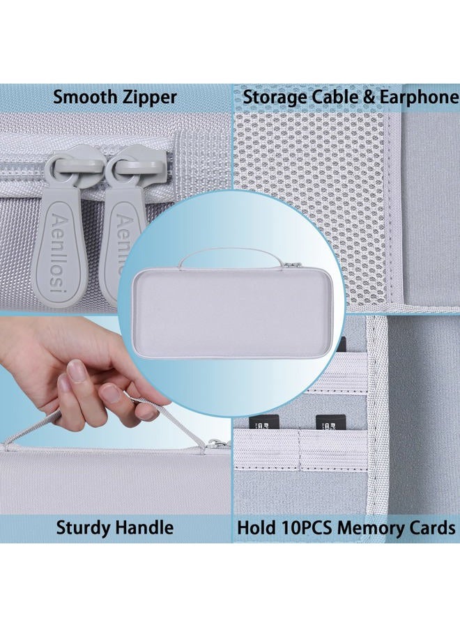 Aenllosi Hard Carrying Case Replacement for ASUS Rog Ally 7 inch 120Hz Gaming Handheld,Organizer for AMD Z1 Extreme Processor Game Console,Grey Wihte(Case Only) - Image 2