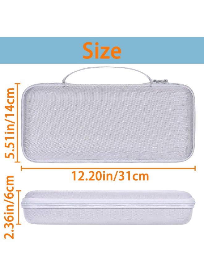 Aenllosi Hard Carrying Case Replacement for ASUS Rog Ally 7 inch 120Hz Gaming Handheld,Organizer for AMD Z1 Extreme Processor Game Console,Grey Wihte(Case Only) - Image 4