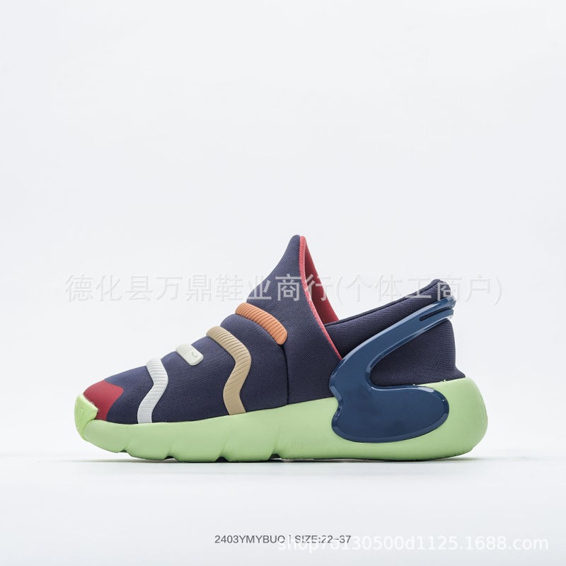 Children'S Shoes Caterpillar Third Generation Slip-On Children'S Sports Shoes Foot-Feeling Plaid Breathable Soft-Soled Toddler Shoes - Image 3