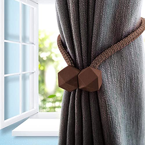 Home-Cloud HomeCloud Magnetic Curtain Tiebacks, European Style Convenient Drape Tie Backs, Curtain Holder for Window Draperies, 2 pcs - Image 4