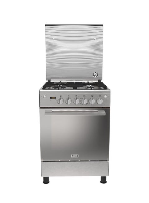 Free Standing Cooker Zanussi 60 - Cool Max - New Edition (Hot & Cooling Fan + Digital Timer + cast iron pan support + Full Safety + Brushed Stainless Steel ) ZCG64396XB