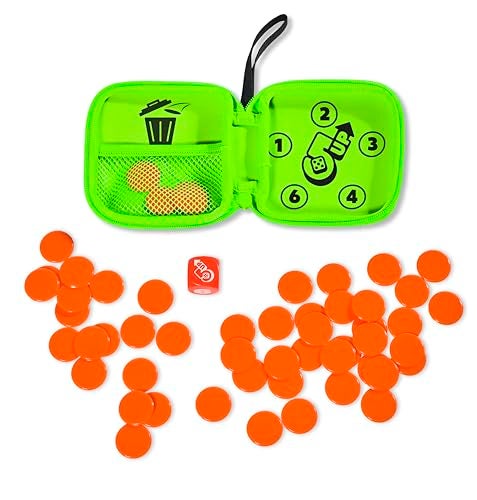 TOMY Games 5 UP Dice Game The Push Your Luck Dice Game for Kid and Adult Games Family Games and Stocking Stuffers for Kids Fast Paced Dice for Christmas Games Family Game Night 2 to 4 Players - Image 1