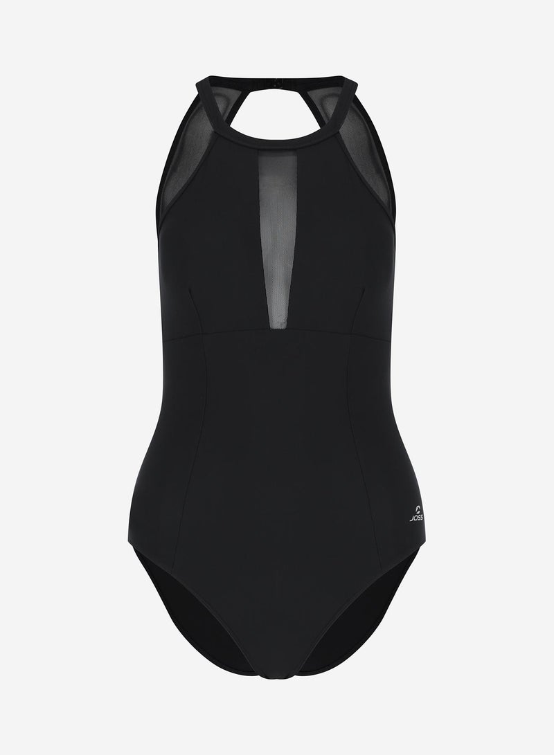 Joss Women's Swimsuit Black – Body Slim Fabric, Slimming Effect, Elastic Fit, Freedom of Movement, Perfect for Pool Workouts - Image 5