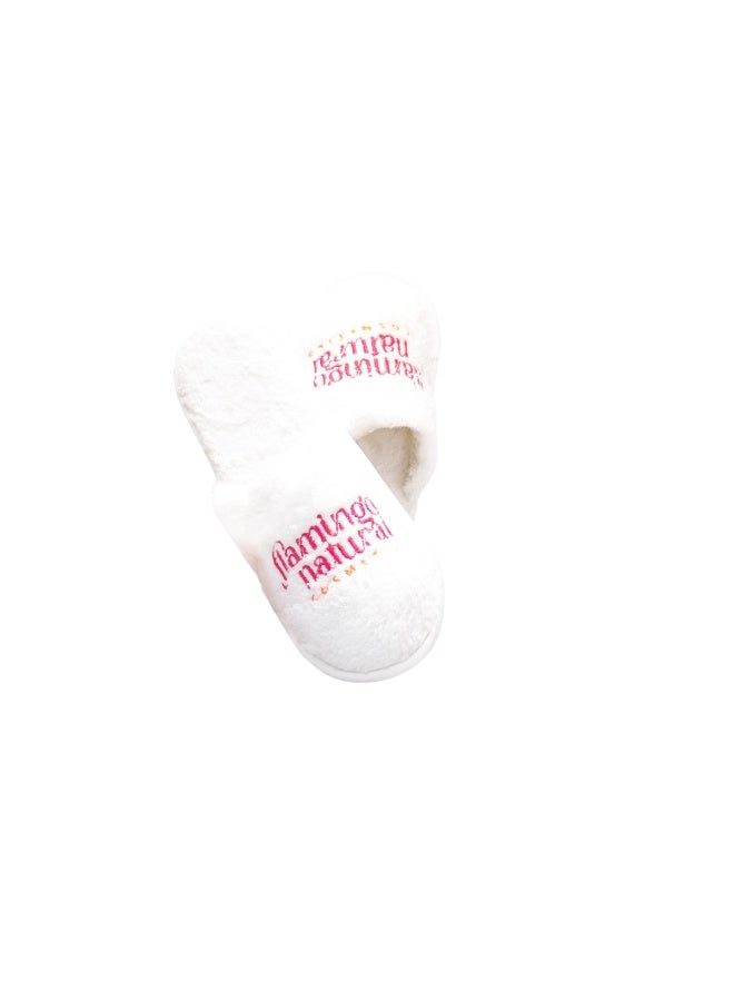Flamingo organic cotton slipper