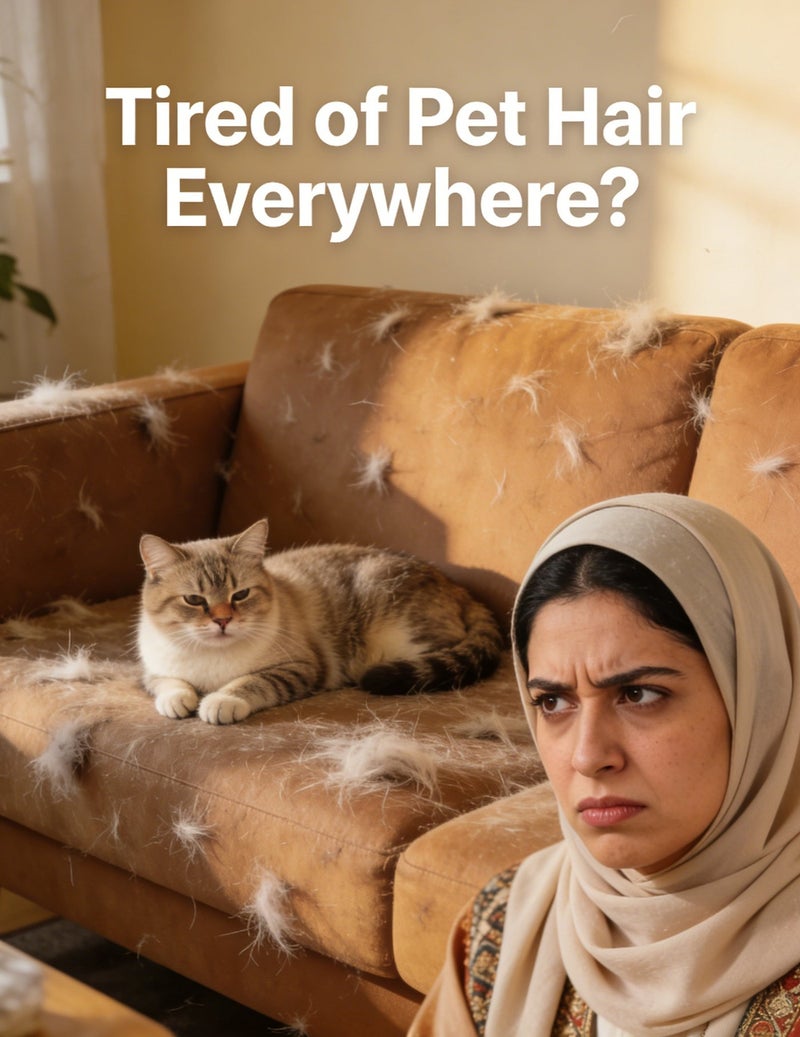 Joybos Pet Hair Remover Roller Reusable Lint Roller for Cat Dog Hair Removal Sofa Carpet Clothes Self Cleaning Portable - Image 2