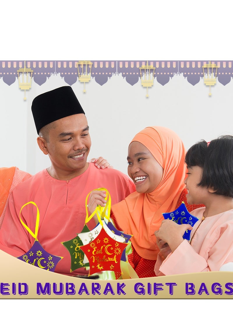 White Eid Mubarak New Style Star Candy Gift Box Packaging 12 Pieces - Image 5