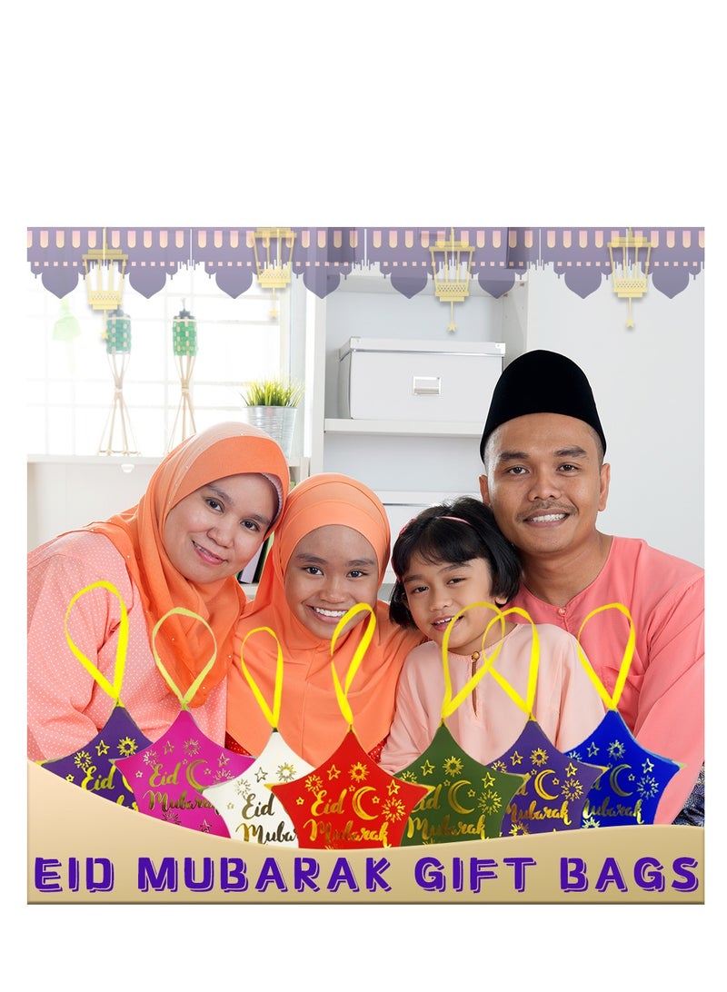 White Eid Mubarak New Style Star Candy Gift Box Packaging 12 Pieces - Image 4