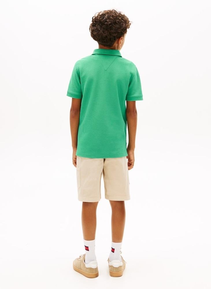 TOMMY HILFIGER Regular Fit Textured Polo Shirt - Image 2
