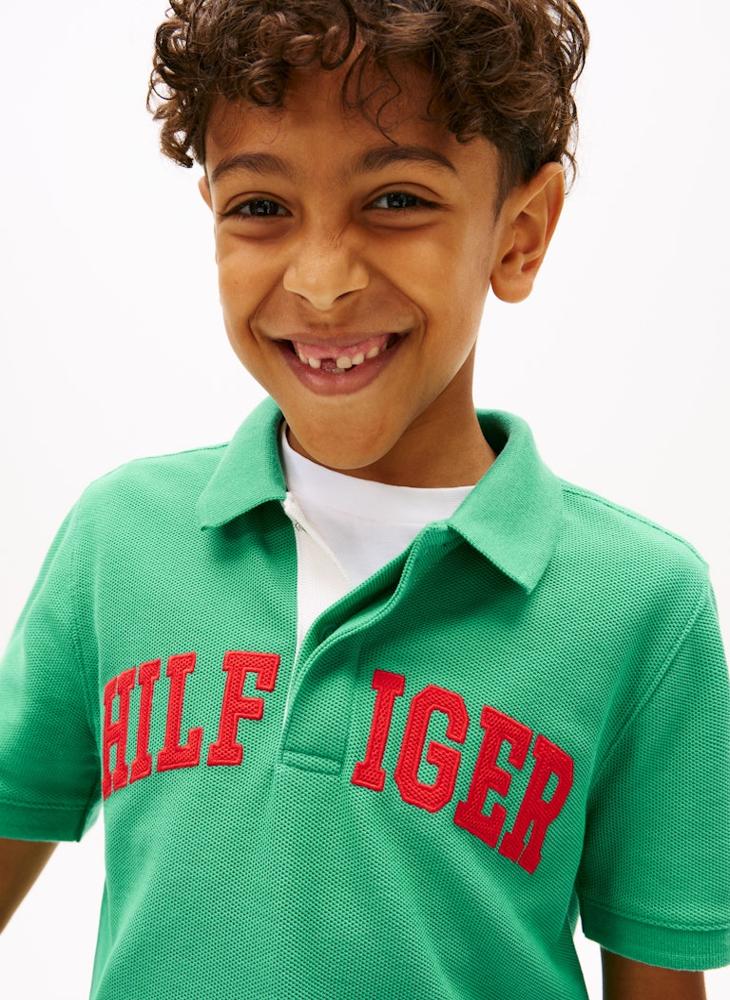 TOMMY HILFIGER Regular Fit Textured Polo Shirt - Image 3